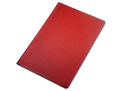 Premium Genuine Leather Slim Portfolio Case with Stand for iPad Air 3rd Gen (2019) - Red