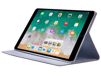 Premium Genuine Leather Slim Portfolio Case with Stand for iPad Air 3rd Gen (2019) - Red