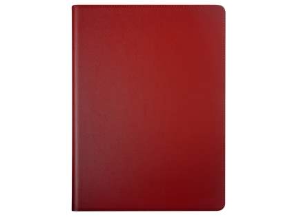 Premium Genuine Leather Slim Portfolio Case with Stand for iPad Air 3rd Gen (2019) - Red