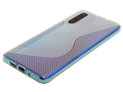 Wave Case for Huawei P30 - Clear