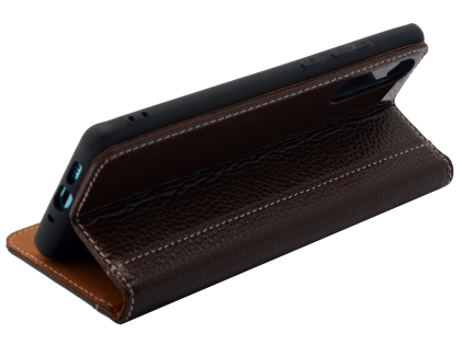 Premium Leather Case for Huawei P30 - Brown