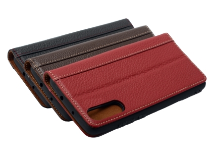 Premium Leather Case for Huawei P30 - Brown