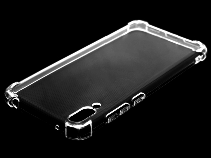 Gel Case with Bumper Edges for Huawei Y7 Pro (2019) - Clear Soft Cover