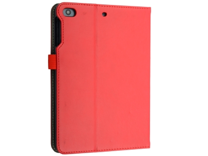 Synthetic Leather Case with Stand for iPad Mini (2019) - Red