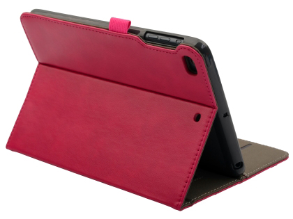 Synthetic Leather Case with Stand for iPad Mini (2019) - Pink