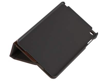 Synthetic Leather Case with Stand for iPad Mini (2019) - Brown