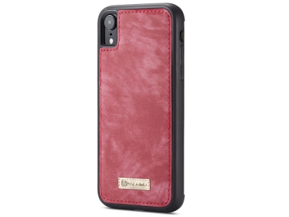 CaseMe 2-in-1 Synthetic Leather Wallet Case for iPhone XR - Pink/Blush