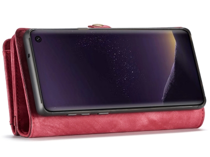 CaseMe 2-in-1 Synthetic Leather Wallet Case for Samsung Galaxy S10e - Pink/Blush