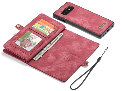 CaseMe 2-in-1 Synthetic Leather Wallet Case for Samsung Galaxy S10e - Pink/Blush