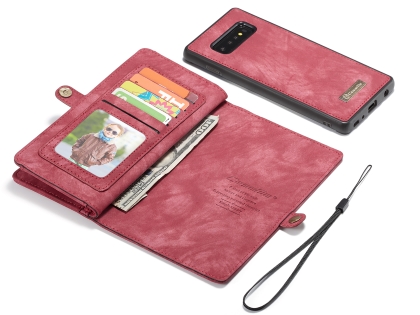 CaseMe 2-in-1 Synthetic Leather Wallet Case for Samsung Galaxy S10+ - Pink/Blush