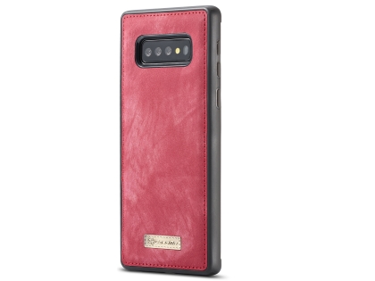 CaseMe 2-in-1 Synthetic Leather Wallet Case for Samsung Galaxy S10+ - Pink/Blush
