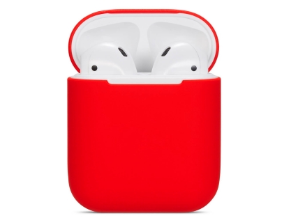 Soft Silicone Case for Apple AirPods  - Red Sleeve