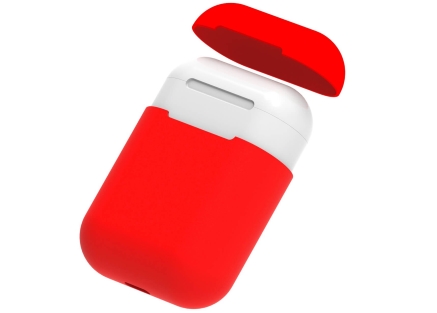 Soft Silicone Case for Apple AirPods  - Red