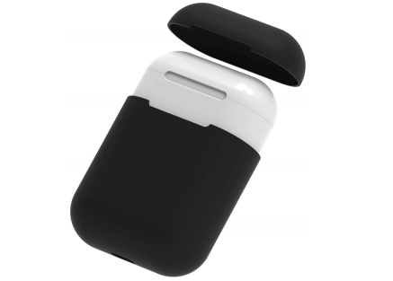 Soft Silicone Case for Apple AirPods  - Black
