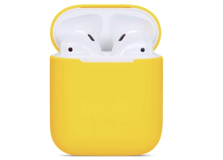 Soft Silicone Case for Apple AirPods  - Yellow