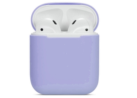 Soft Silicone Case for Apple AirPods  - Lilac Sleeve
