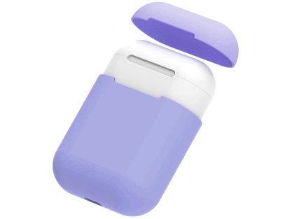 Soft Silicone Case for Apple AirPods  - Lilac