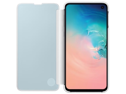 Genuine Samsung Galaxy S10e Clear View Cover - White