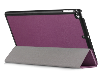 Premium Slim Synthetic Leather Case with Stand for the iPad mini 4/5 - Purple