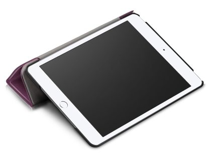 Premium Slim Synthetic Leather Case with Stand for the iPad mini 4/5 - Purple