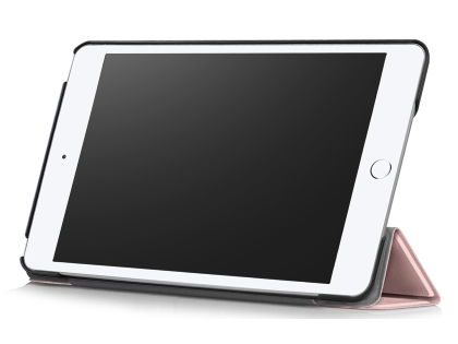 Premium Slim Synthetic Leather Case with Stand for the iPad mini 4/5 - Rose Gold