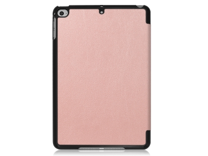 Premium Slim Synthetic Leather Case with Stand for the iPad mini 4/5 - Rose Gold