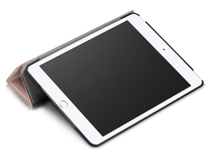 Premium Slim Synthetic Leather Case with Stand for the iPad mini 4/5 - Rose Gold
