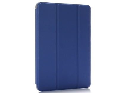 Slim Synthetic Leather Case with Stand and Pen Holder for the iPad mini - Navy Blue