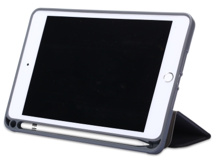 Slim Synthetic Leather Case with Stand and Pen Holder for the iPad mini - Grey