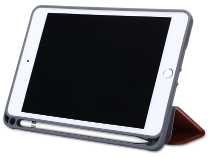 Slim Synthetic Leather Case with Stand and Pen Holder for the iPad mini - Rose Gold Leather Flip Case