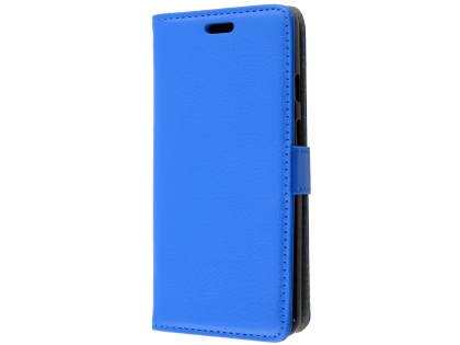 Synthetic Leather Wallet Case with Stand for Google Pixel 3a XL - Blue