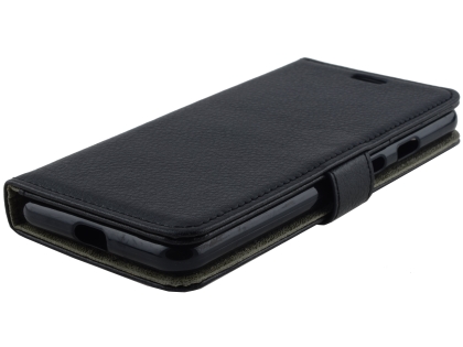 Synthetic Leather Wallet Case with Stand for Google Pixel 3a XL - Black