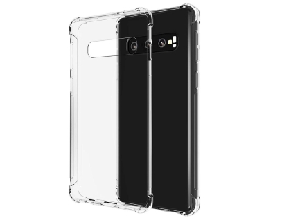 Gel Case with Bumper Edges for Samsung Galaxy S10 5G - Clear Soft Cover