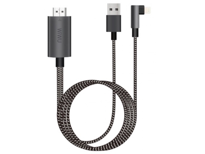 WiWU Lightning to HDMI Adapter - Black