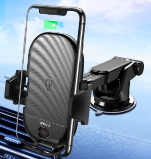 WiWU Liberator Wireless Charging Car Mount II - Black