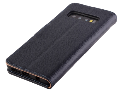 Premium Leather Wallet Case for Samsung Galaxy S10 5G - Midnight Blue