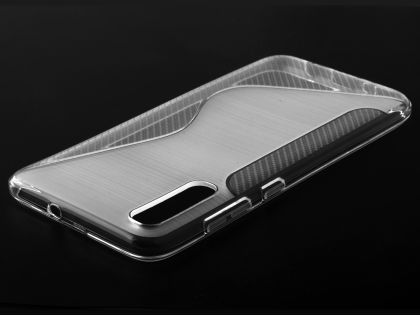 Wave Case for Samsung Galaxy A70 - Clear
