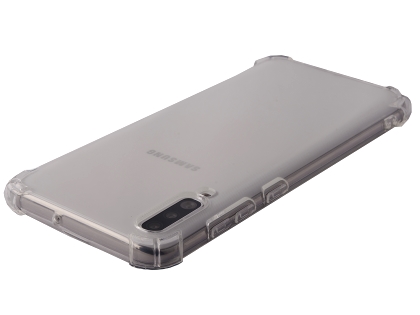 Gel Case with Bumper Edges for Samsung Galaxy A70 - Clear Soft Cover