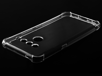 Gel Case with Bumper Edges for LG V50 ThinQ - Clear Soft Cover