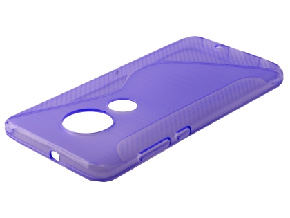 Wave Case for Motorola Moto G7 Plus - Purple Soft Cover