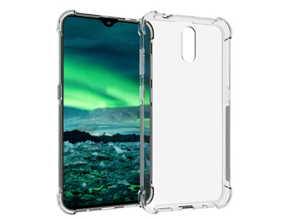 Gel Case with Bumper Edges for Nokia 1 Plus - Clear Soft Cover