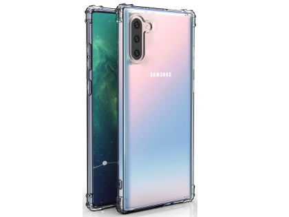 Gel Case with Bumper Edges for Samsung Galaxy Note10 - Clear Soft Cover