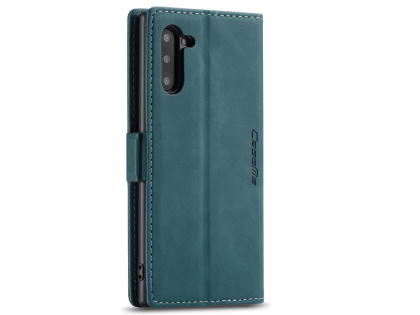 CaseMe Slim Synthetic Leather Wallet Case with Stand for Samsung Galaxy Note10 - Teal