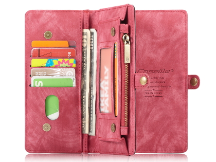 CaseMe 2-in-1 Synthetic Leather Wallet Case for Samsung Galaxy Note10+ - Pink/Blush