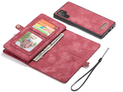 CaseMe 2-in-1 Synthetic Leather Wallet Case for Samsung Galaxy Note10+ - Pink/Blush