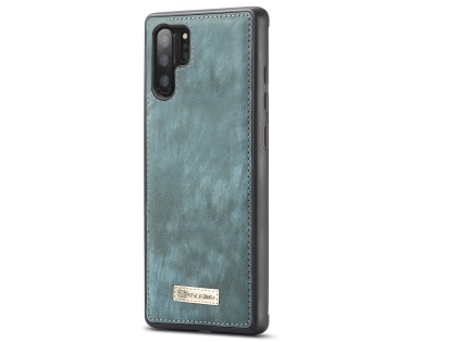 CaseMe 2-in-1 Synthetic Leather Wallet Case for Samsung Galaxy Note10+ - Teal/Ash