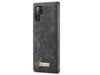 CaseMe 2-in-1 Synthetic Leather Wallet Case for Samsung Galaxy Note10+ - Khaki/Grey