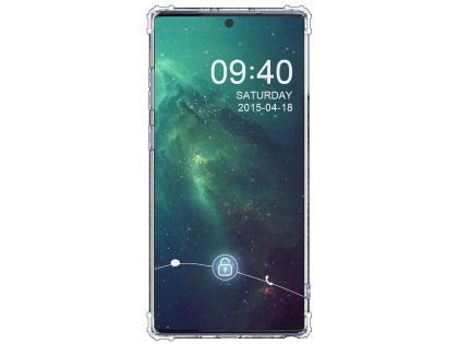 Gel Case with Bumper Edges for Samsung Galaxy Note10 - Clear
