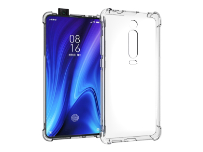 Gel Case with Bumper Edges for Xiaomi Mi 9T - Clear Soft Cover