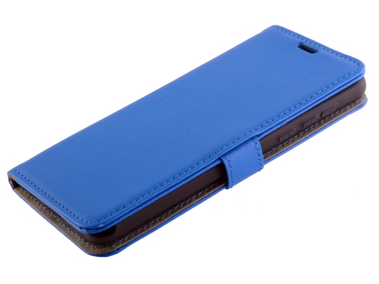 Synthetic Leather Wallet Case with Stand for Xiaomi Mi Mix 3 - Blue